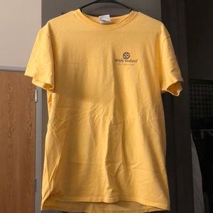 Yellow simply southern shirt